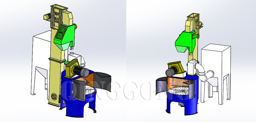 Rotary Table Shot Blasting Machine Shotblastpro